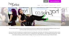 Desktop Screenshot of hairjunkie.ca